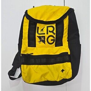 LRG Yellow/Black Backpack 15L Fits 15" Laptop Polyester 2-Pocket Zip Padded